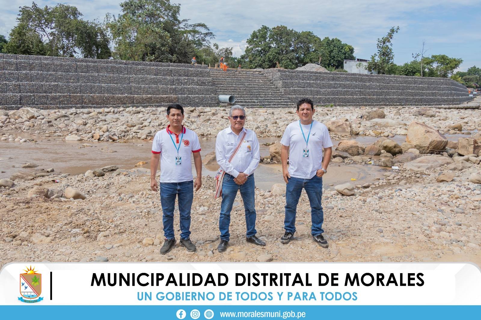 CONSTRUCCIÓN DE DEFENSAS RIBEREÑAS EN AMBAS MÁRGENES DEL RÍO CUMBAZA EN SU ETAPA FINAL. 